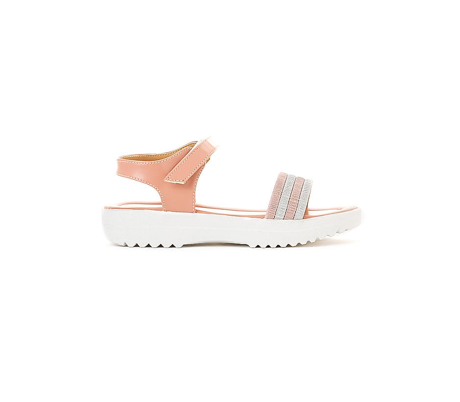 Adrianna Pink Flat Sandal for Girls (4.5-12 yrs)