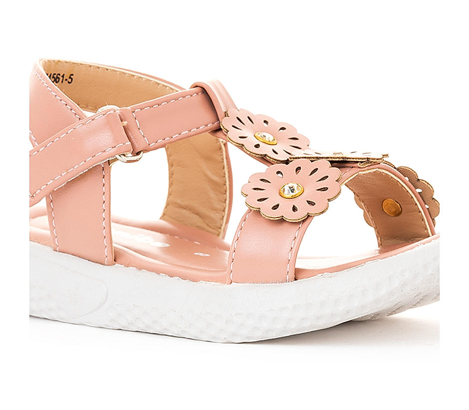KHADIM Bonito Pink Flat Sandal for Girls - 2-4.5 yrs (5610745)