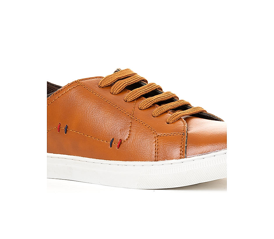 Buy Lazard Tan Brown Casual Sneakers for Men Online at Khadims