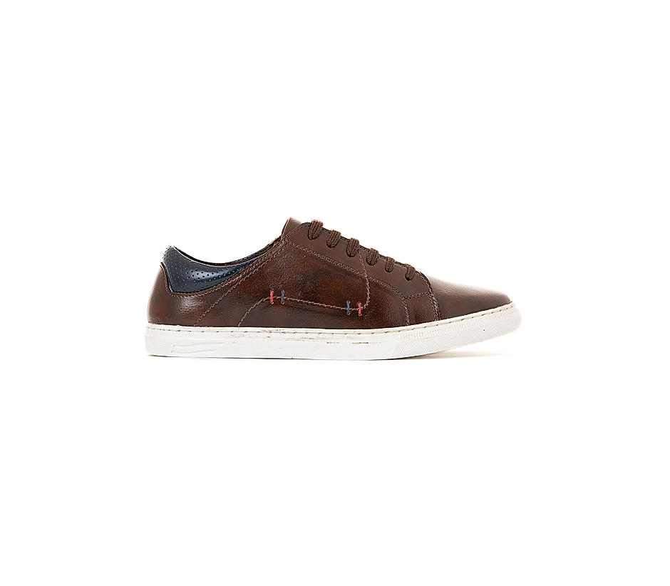 Buy Lazard Tan Brown Casual Sneakers for Men Online at Khadims