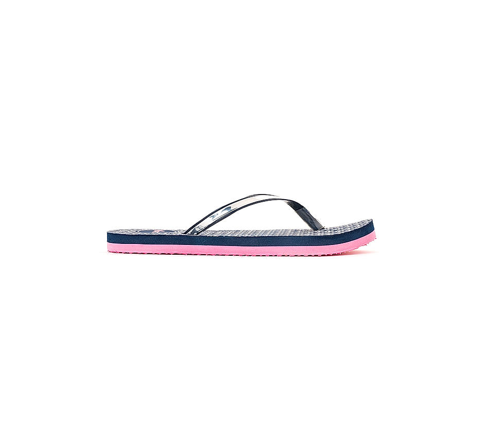 Buy Waves Navy Flat Slippers for Women Online at Khadims | 65401665490