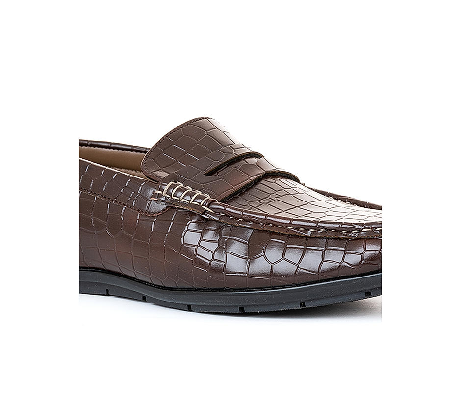 Lazard Brown Loafers Casual Shoe for Men