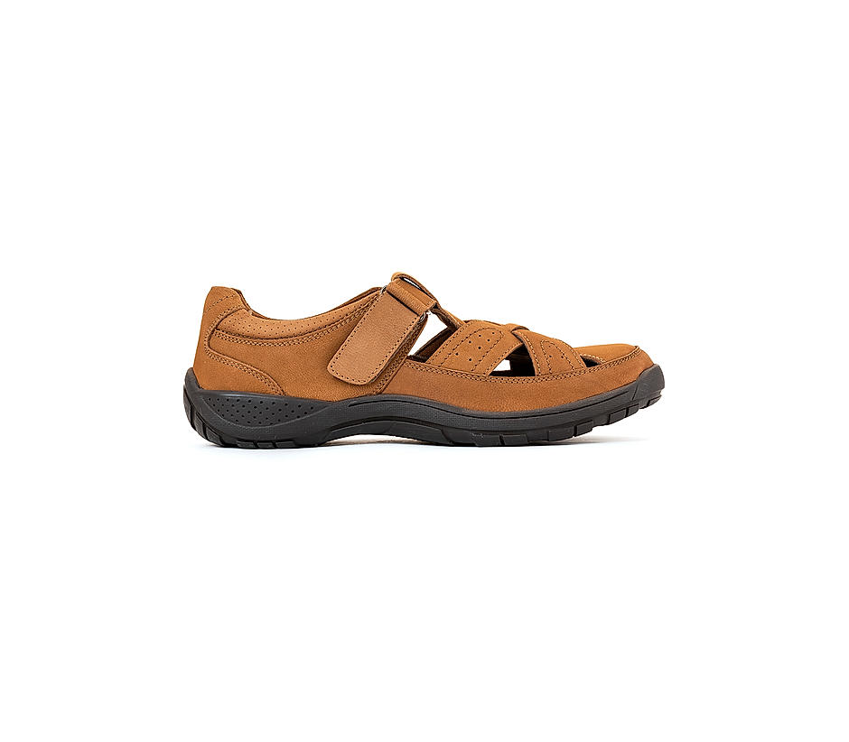 British Walkers Tan Brown Leather Peshawari Shoe Sandal for Men