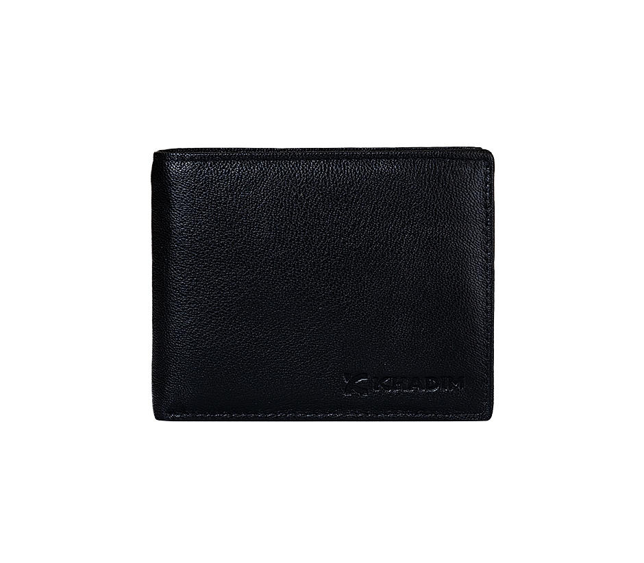 Patent leather trifold wallet