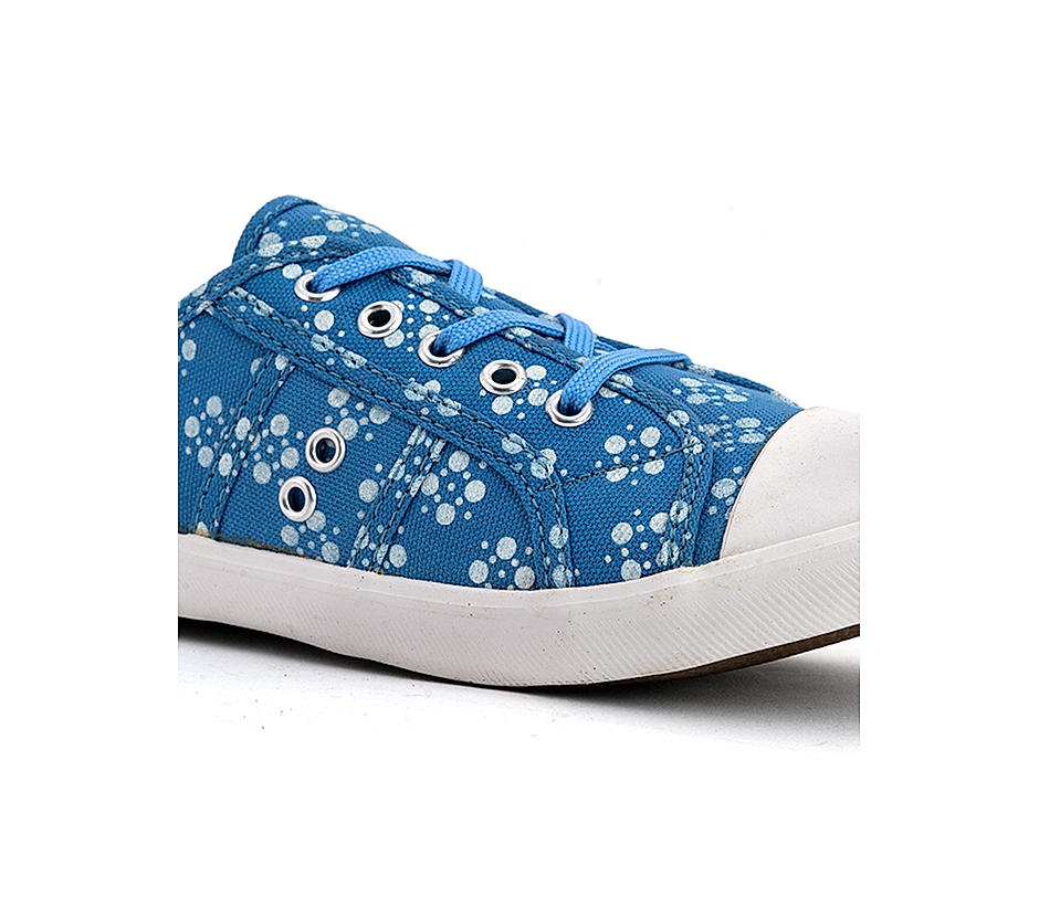 Pro Blue Plimsoll Casual Canvas Shoe for Women