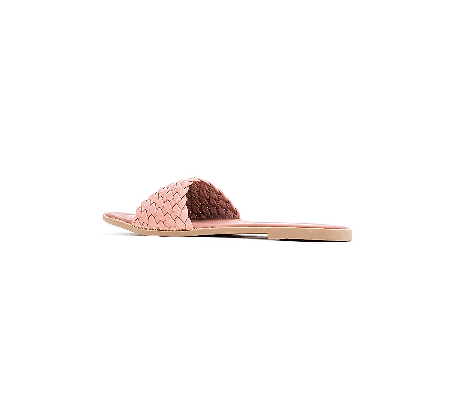 Cleo Pink Mule Flats for Women