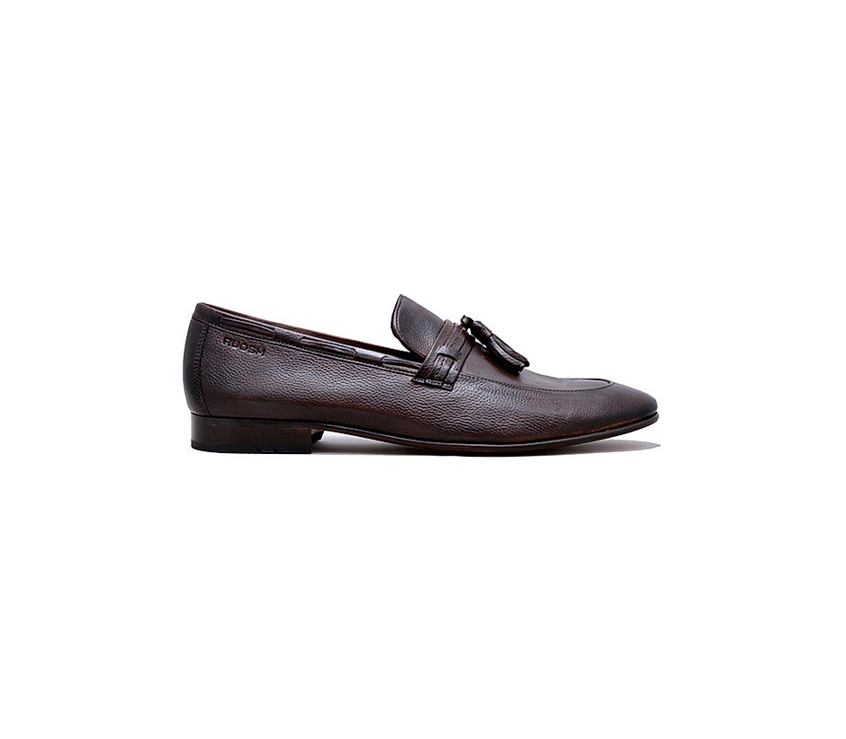 Ruosh Men Brown PAUL 01 Leather Formal Slip-On Shoes