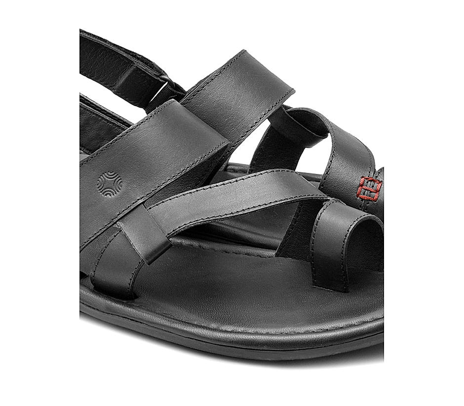 LUKKE Brown Leather Slide Sandal | Men's Sandals – Steve Madden