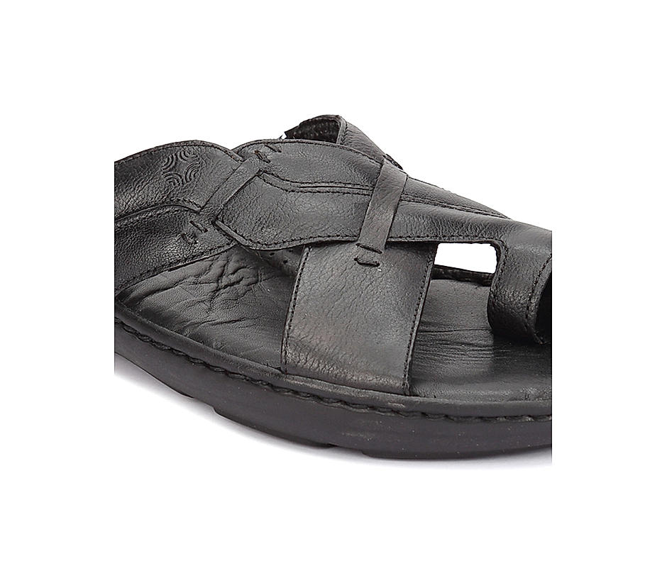 Buy WOODLAND Black Mens Leather Slipon Sandals | Shoppers Stop-hkpdtq2012.edu.vn