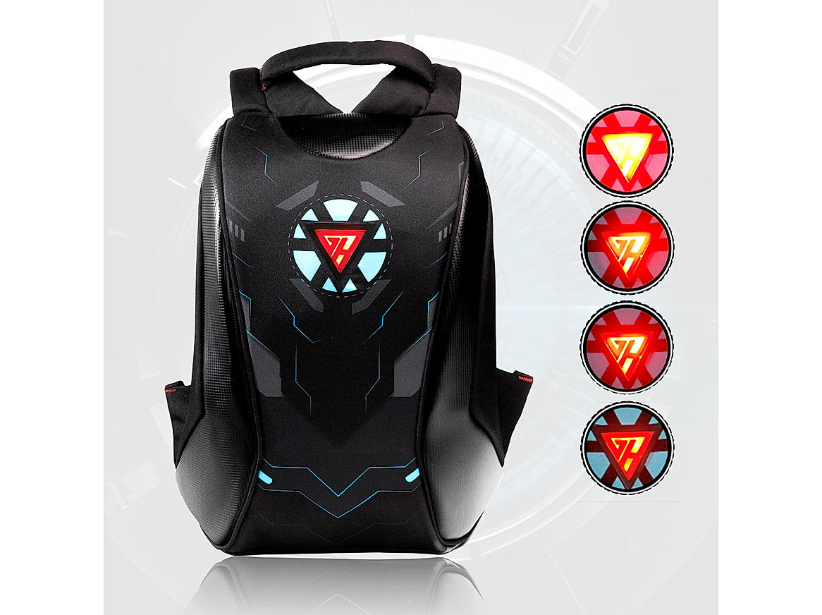 Shop Avengers Iron Man Printed Backpack with Adjustable Shoulder Straps  Online | Max Kuwait