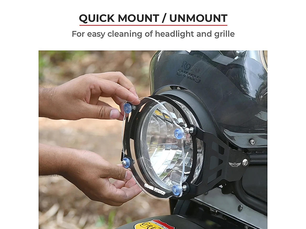 GrandPitstop Headlight Guard For Royal Enfield Himalayan BS4BS6