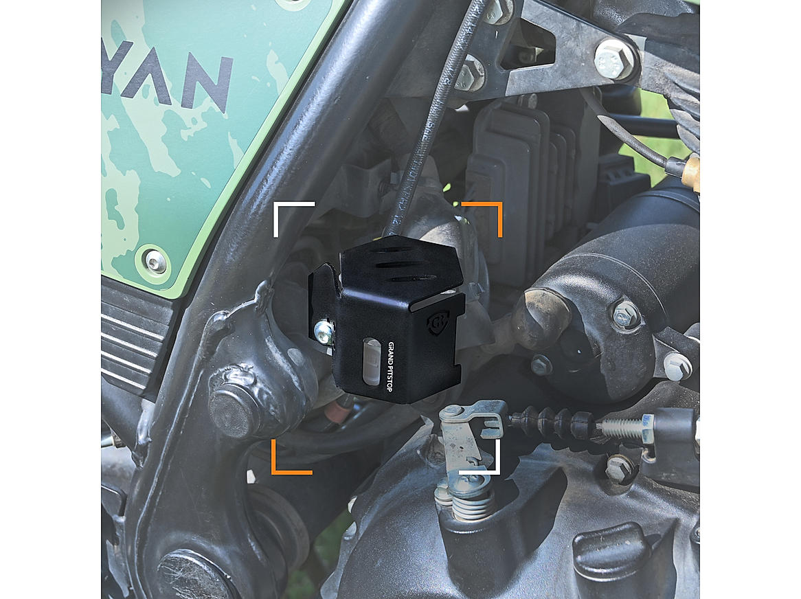 GrandPitstop - Rear Brake Fluid Cap For Royal Enfield Himalayan - BS6 Model (2020-2021) - Black