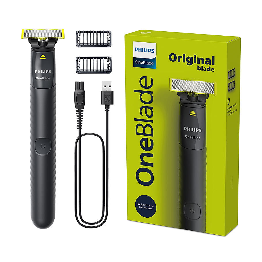 OneBlade  - |  Hybrid Trimmer and Shaver with Dual Protection Technology | Most Skin Friendly Trim | QP1424/10