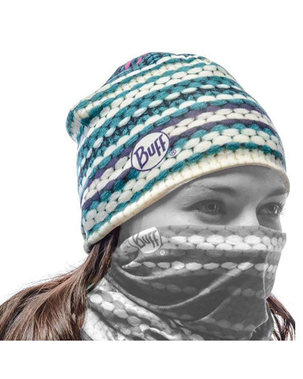 BUFF Unisex Blue MICROFIBER & POLAR HAT BUFF