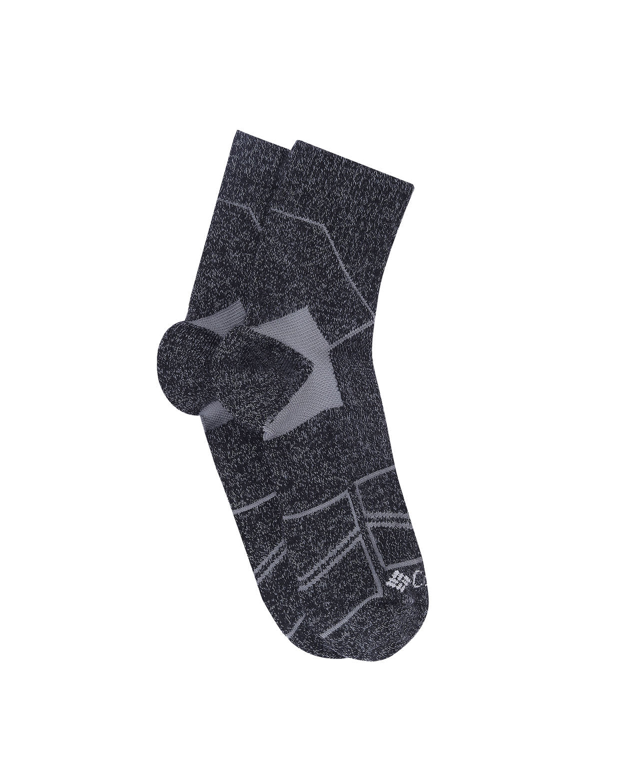 Columbia Unisex Black Socks Ux Hik Crw-Md Wt-Lrg (Pair of 1)