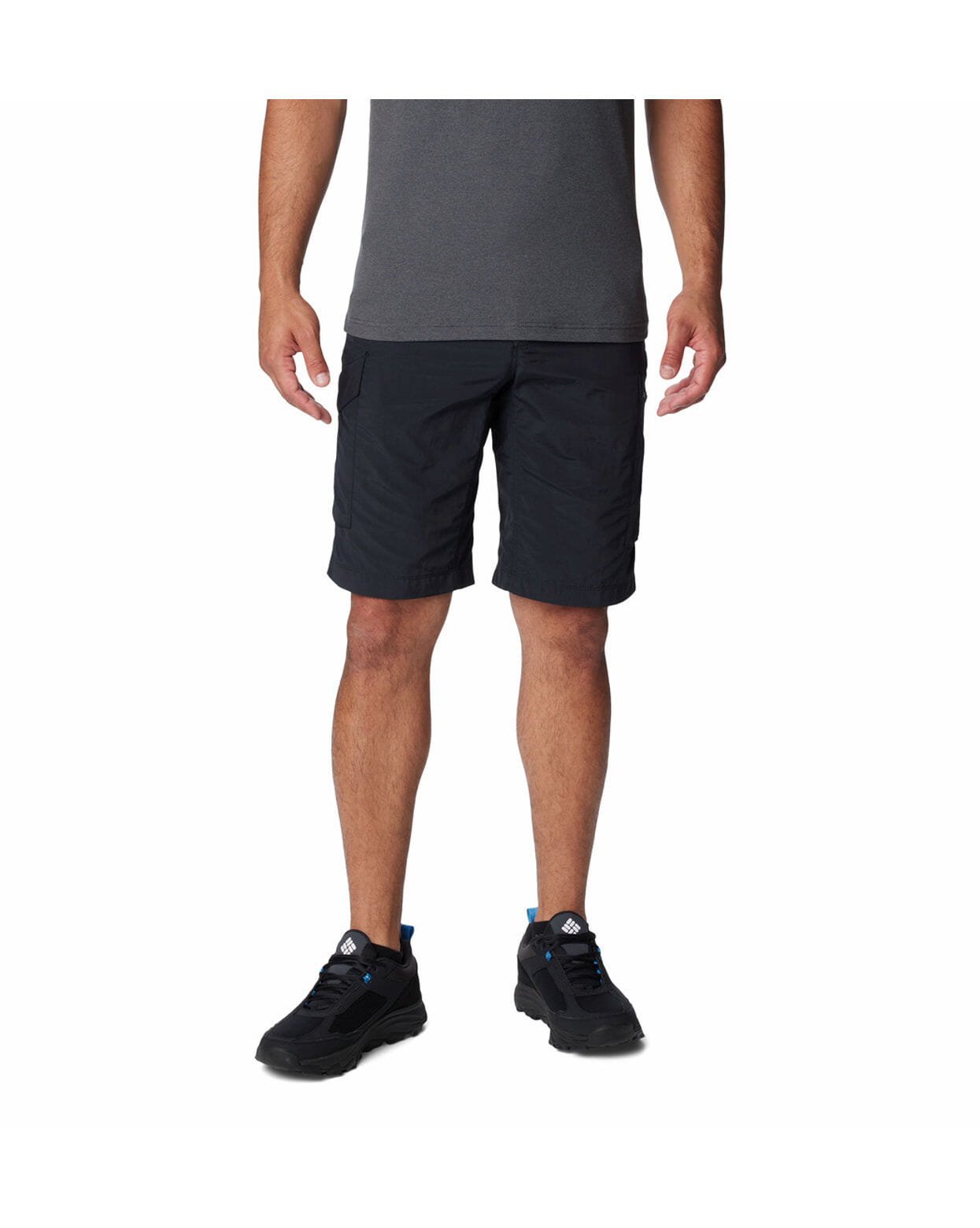 Columbia Mens Black Omni-Wick Silver Ridge Cargo Short