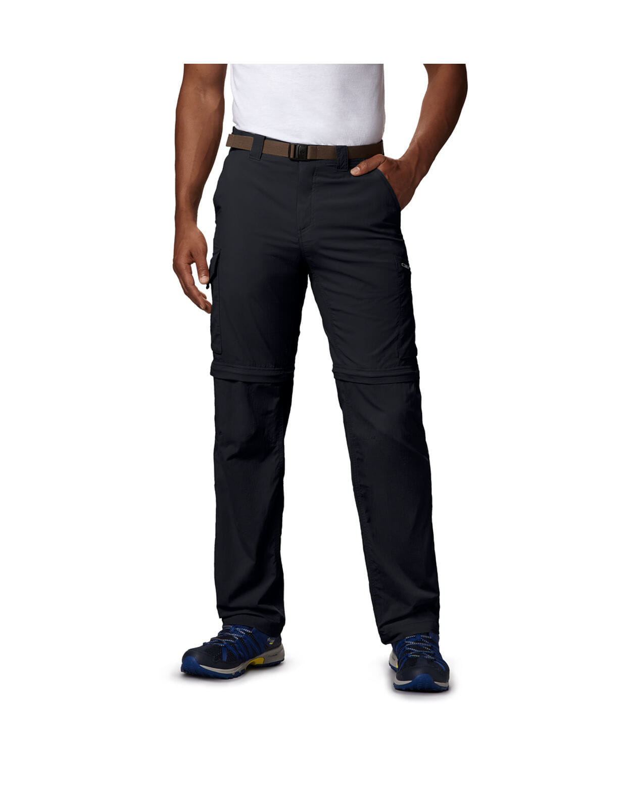 Columbia Mens Black Omni-Wick Silver Ridge Convertible Pant