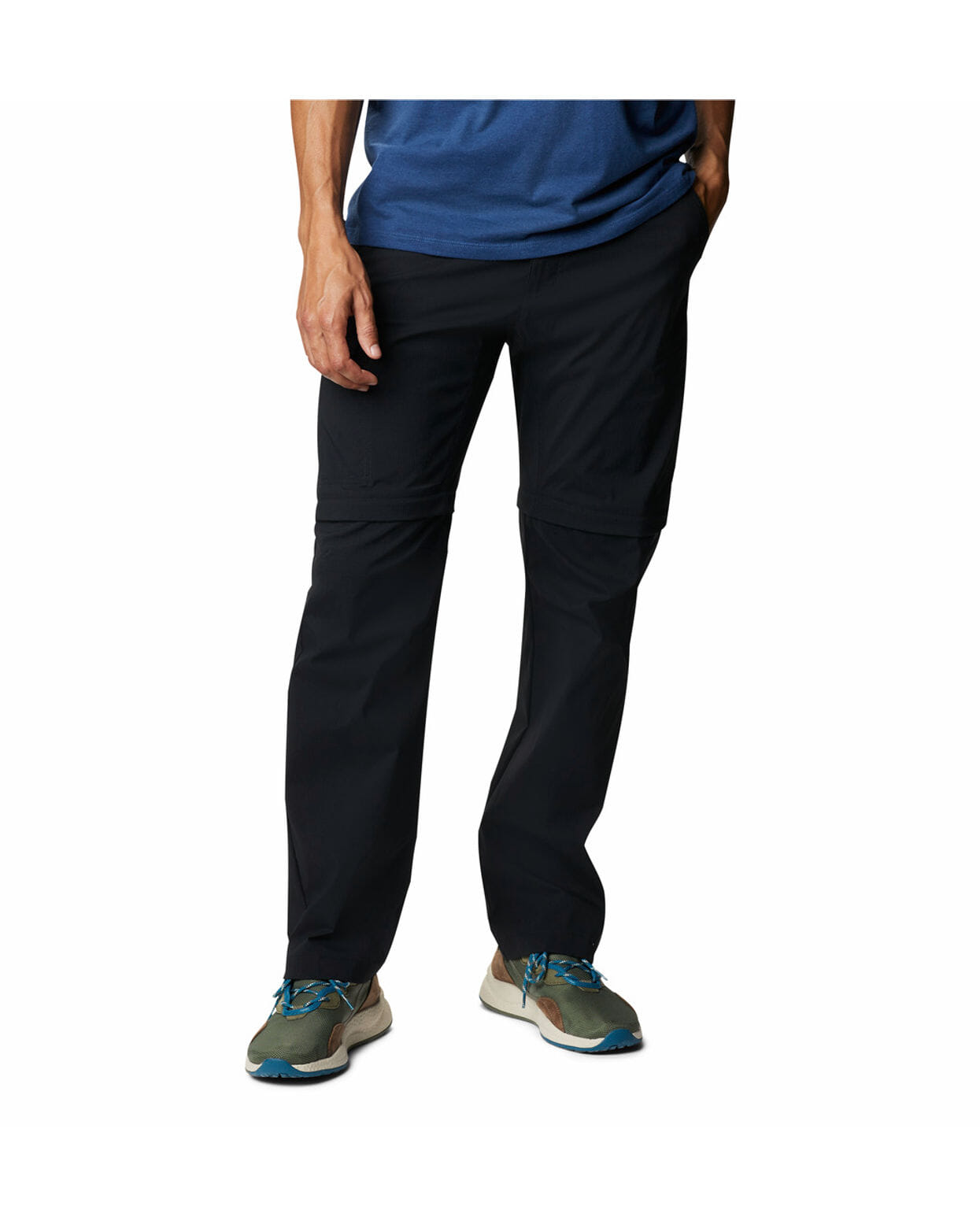 Columbia Mens Black Omni-Shield Newton Ridge Convertible Pant