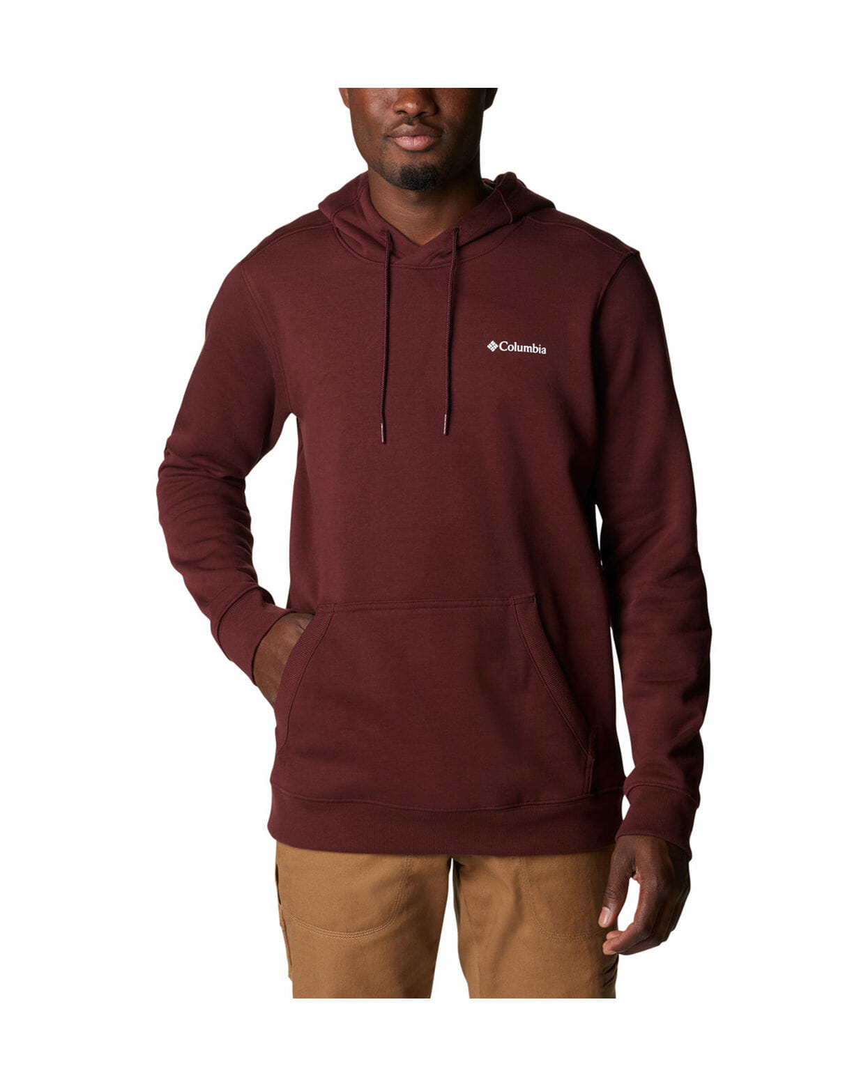 Columbia Mens Maroon CSC Basic Logo II Hoodie