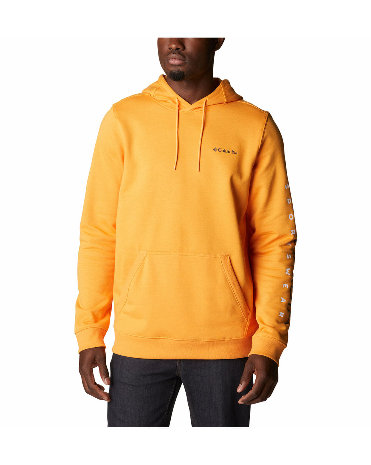 Columbia Mens Orange CSC Basic Logo II Hoodie