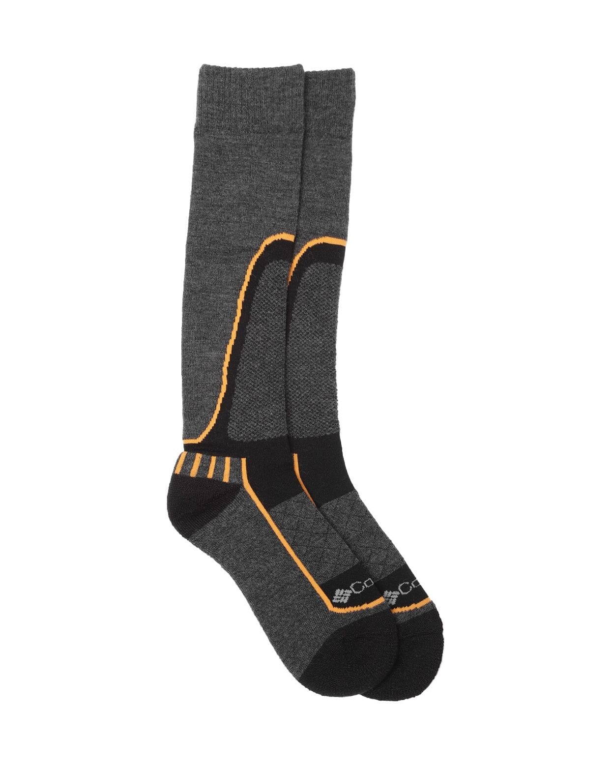 Columbia Unisex Black Socks Ux 1P Ski Otc/Sml 1 Pair