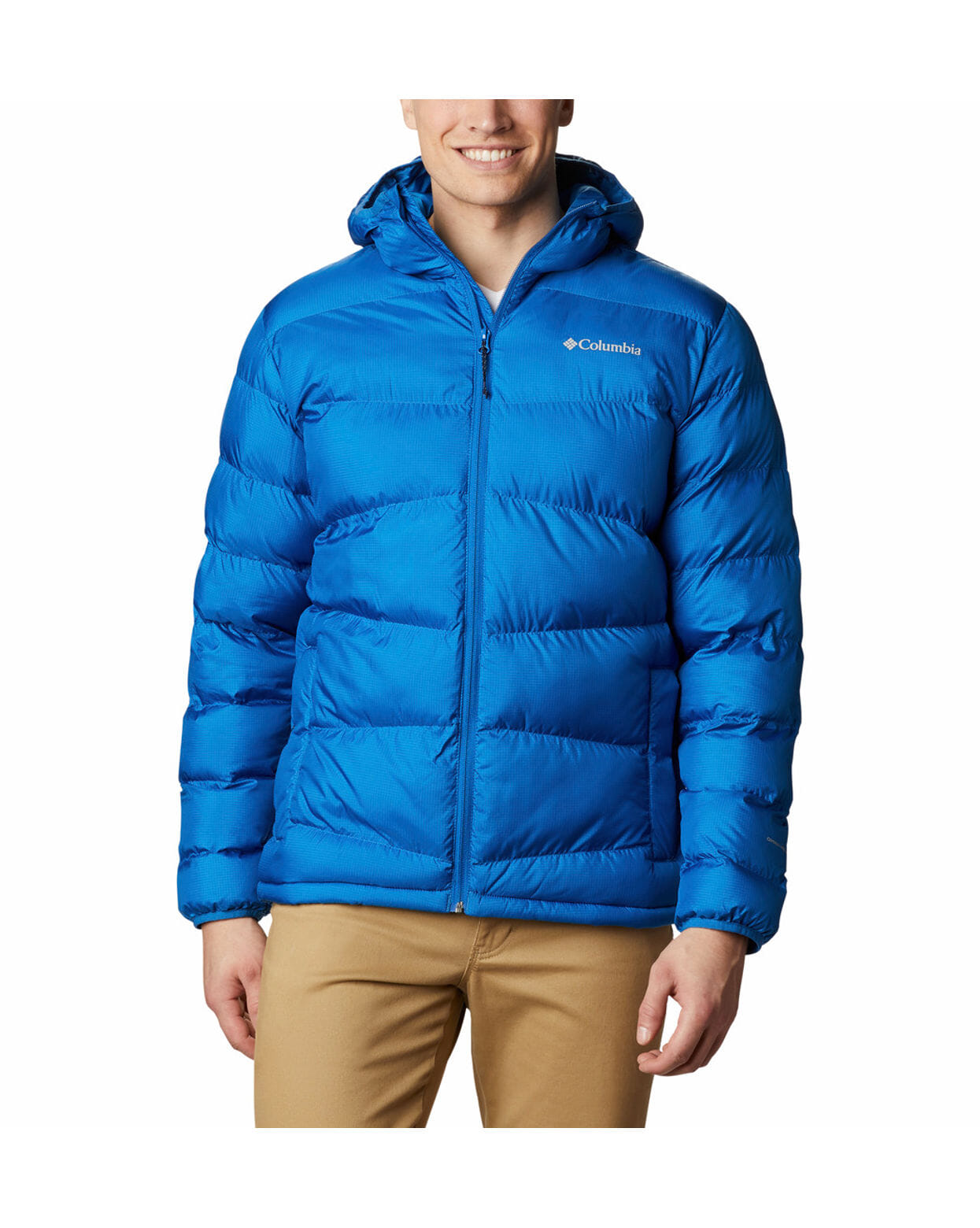 Columbia Mens Blue Omni-Heat Reflective Fivemile Butte Jacket