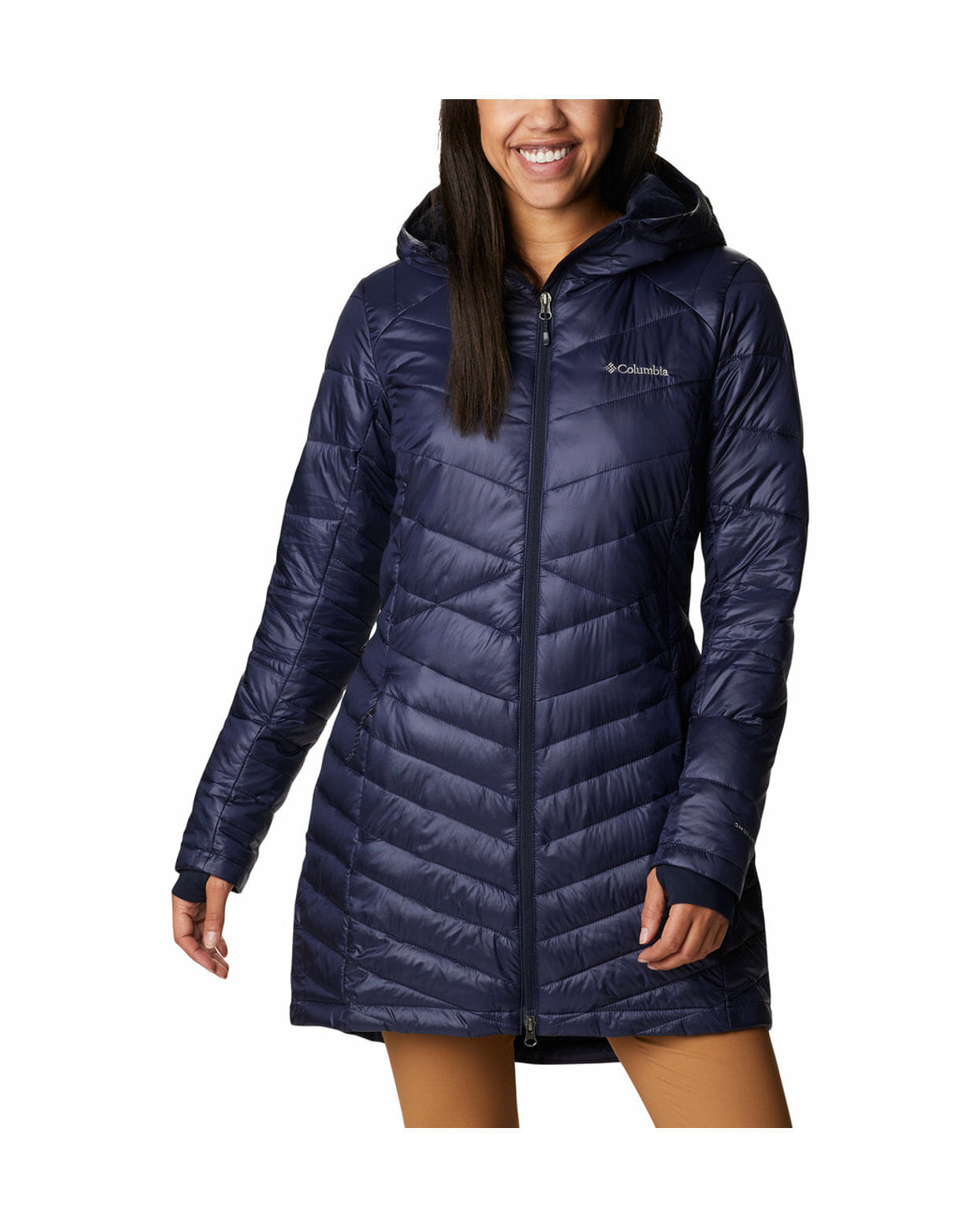 Columbia Womens Blue Omni-Heat Infinity Joy Peak Mid Jacket