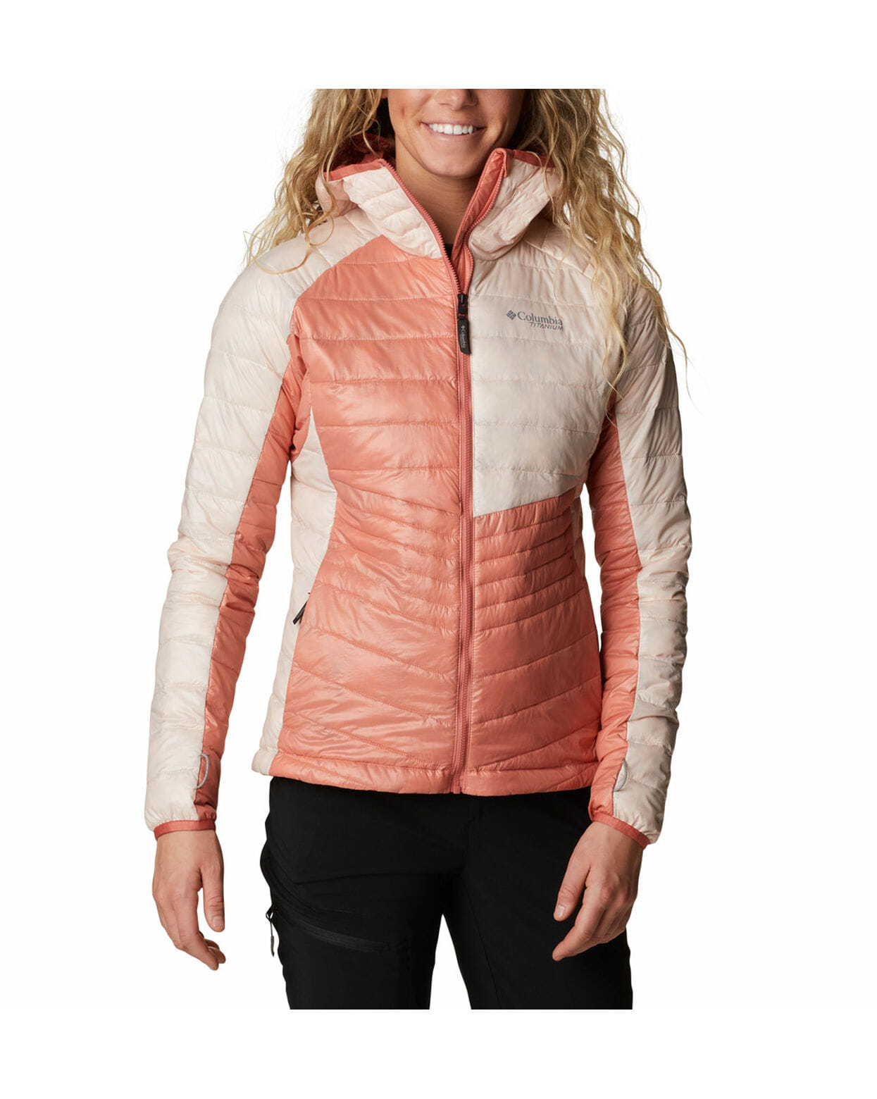 Columbia Womens Red Omni-Heat Infinity Platinum Peak Jacket