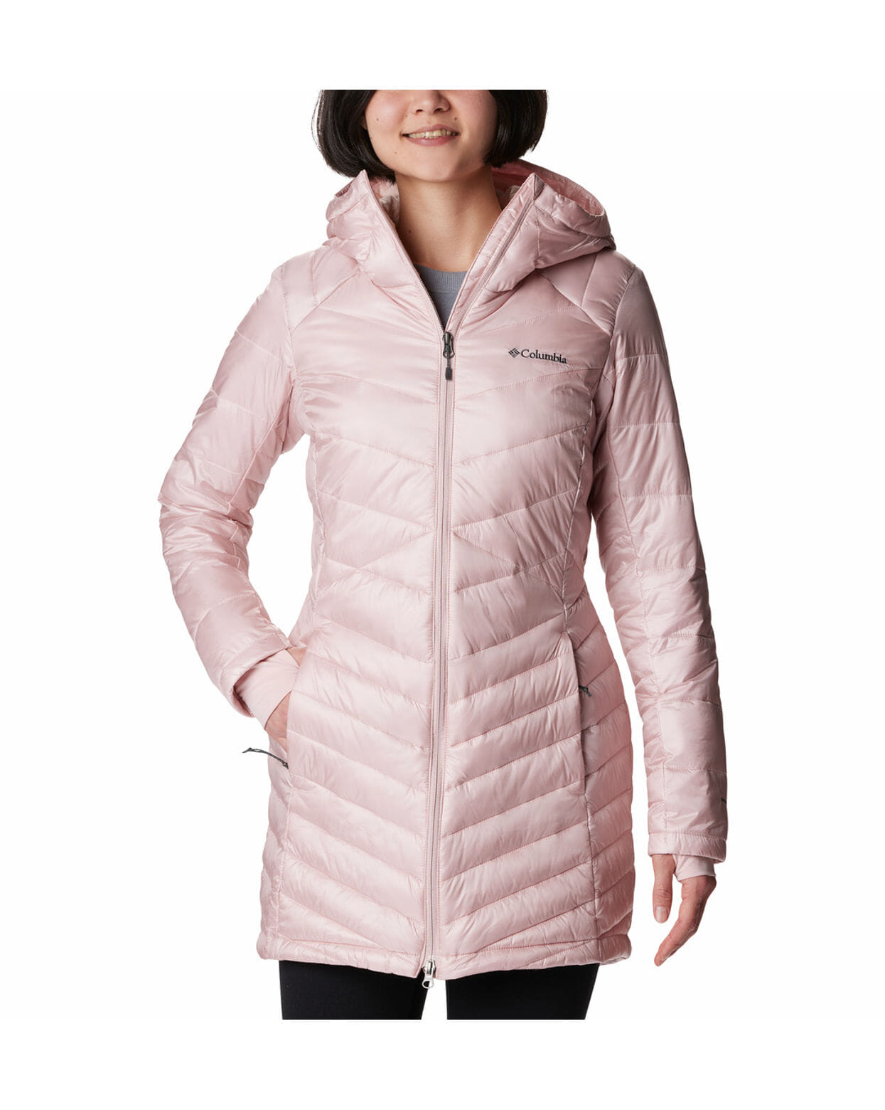 Columbia Womens Pink Omni-Heat Infinity Joy Peak Mid Jacket