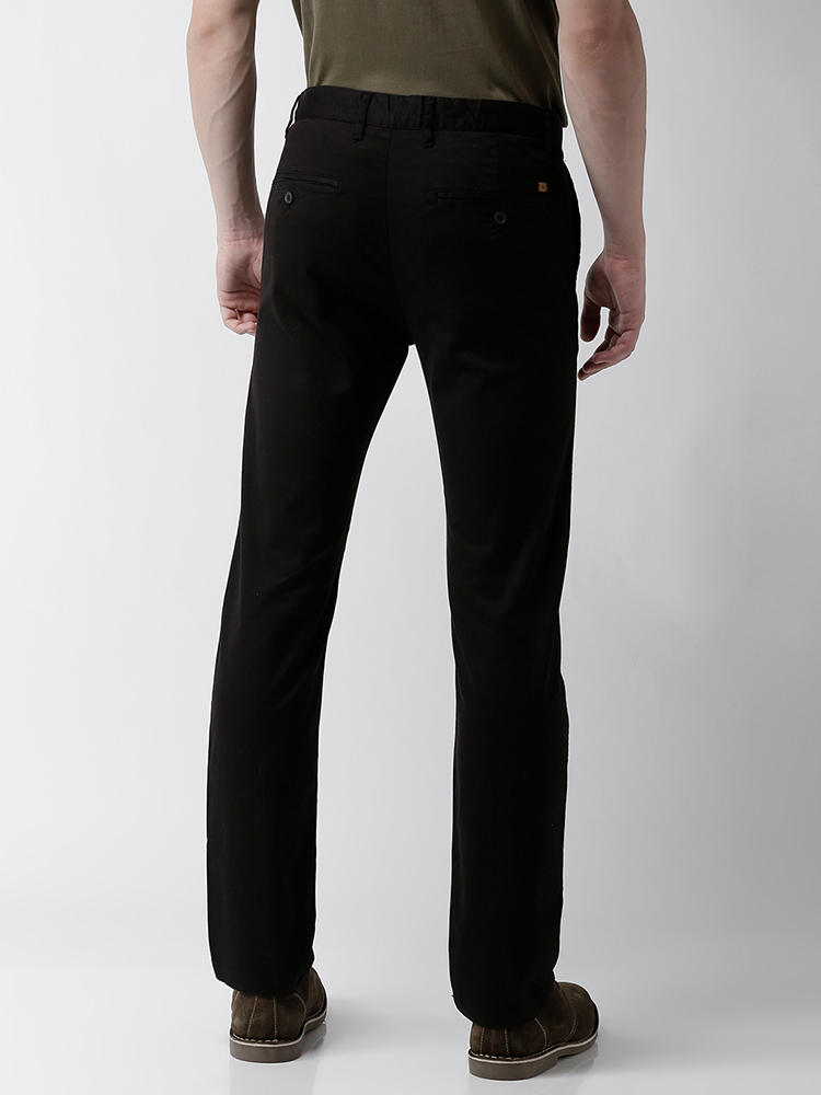 black cotton trousers
