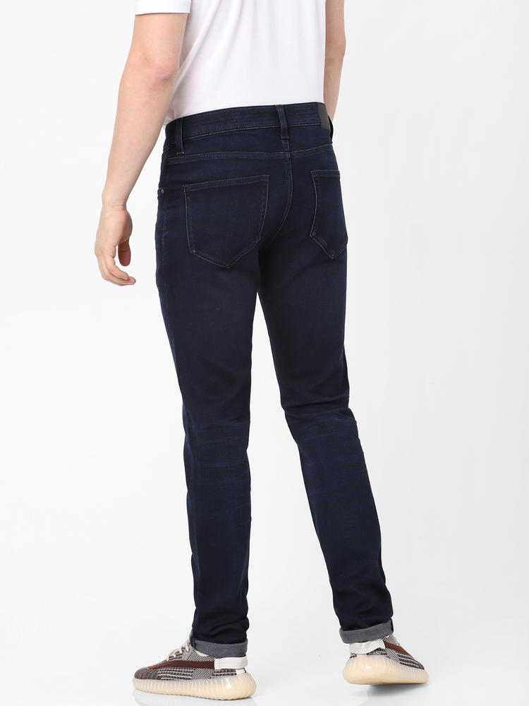 Buy Dark Blue Straight Fit Jeans Online at CELIO INDIA | 8355651