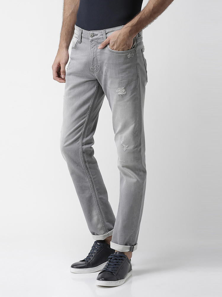 grey slim fit jeans