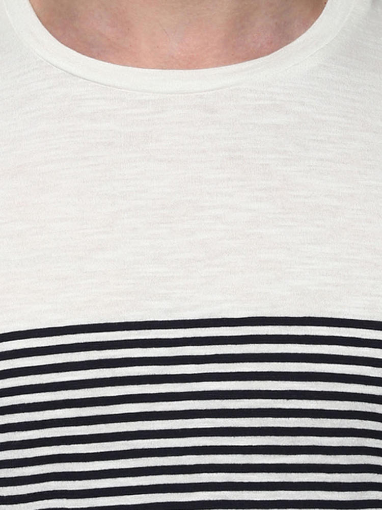 white striped t shirt