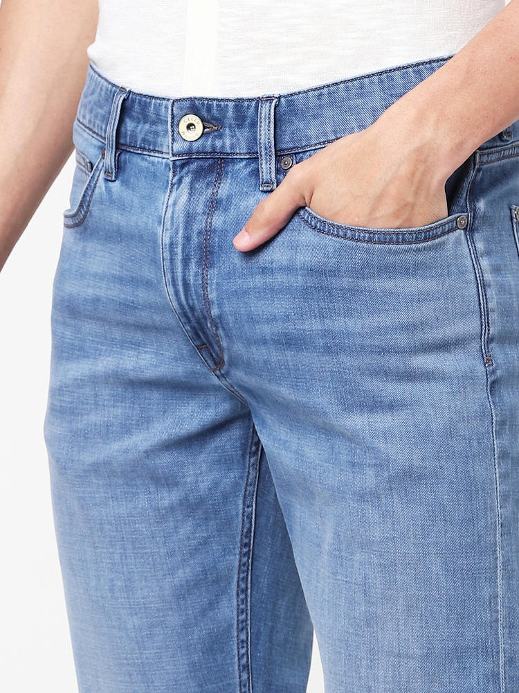 Tods Denim 5 Pocket Jeans in Light Blue Blue Womens Mens Clothing Mens Jeans Straight-leg jeans 