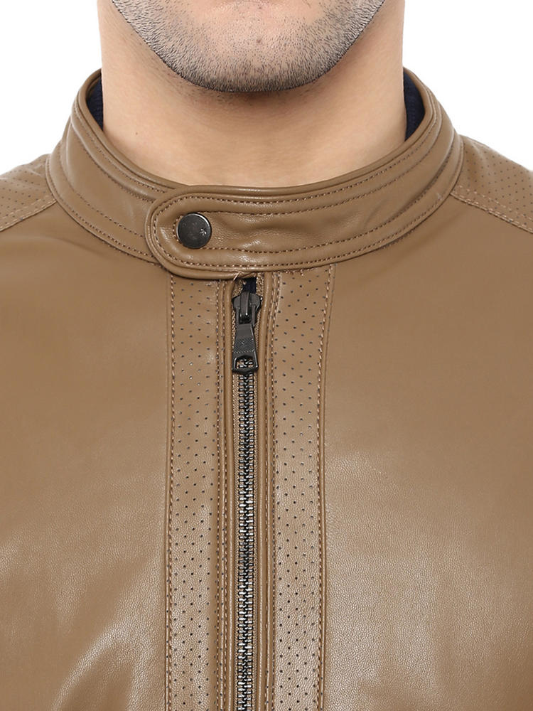 celio leather jacket