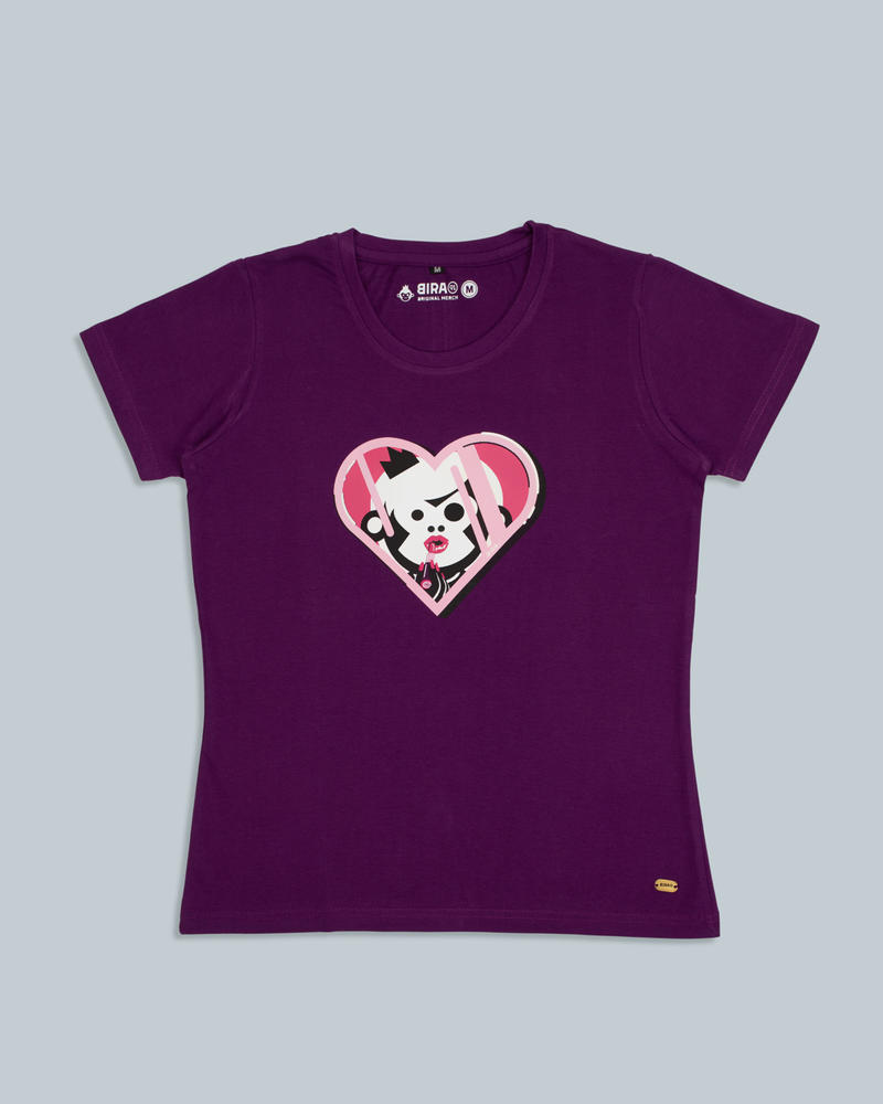 Makeup Maven Graphic T-shirt - Purple