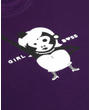 Girl Boss Slogan T-shirt - Purple