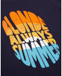 Always Summer Slogan T-shirt - Navy Blue