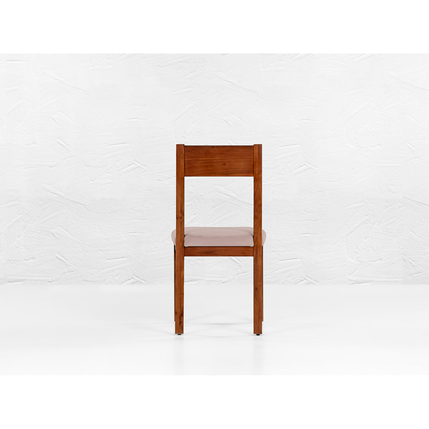 Orion Wooden Dining Chair - Set of 2 - (Velvet, Pink) - Natural Finish