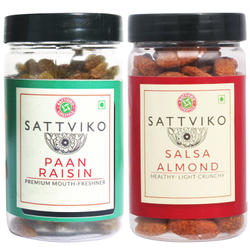 Sattviko Snacks Combo (Pudhina Makhana, Ajwaini Flax Seed & Gur Chana) 363 grams