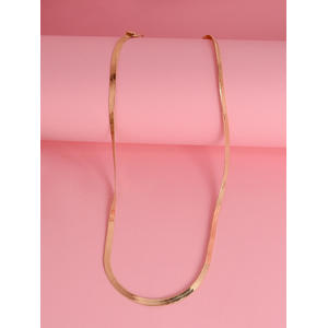 Toniq Gold Plated Chic Chain Necklace