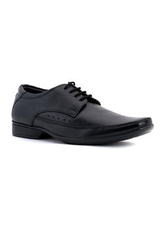 British Walkers Black Leather Derby Formal Shoe for Men