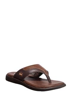 Softouch Brown Casual Slip-On Sandal for Men 