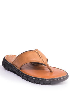 Softouch Tan Casual Slip-On Sandal for Men 