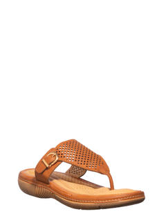 Softouch Brown Casual Flat Slip-On for Women 