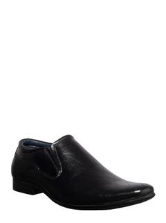 Lazard Black Slip-On Formal Shoe for Men 