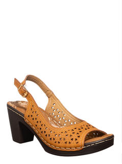 Sharon Tan Peep-Toe Casual Heel Sandal for Women
