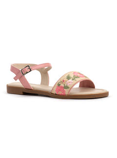 Khadim Pink Flat Sandal for Women