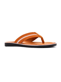 Khadim Tan Casual Flip-Flop Sandal for Men