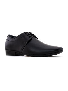 Lazard Black Leather Derby Formal Shoe for Men 